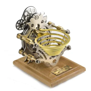 Motor Stirling de Metal de Montagem do Modelo de Ativar as Esferas Móveis de Máquinas de Precisão Brinquedo de Física, de Ciência Popular, Presente de Aniversário
