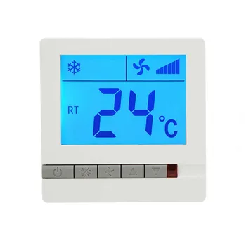 LCD Termostato Digital Atraso de Proteção do Compressor Ventilador da Unidade de Bobina de Controlador de Temperatura do Termostato para o Condicionador de Ar