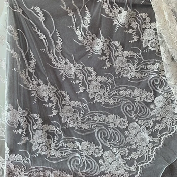 Vestido de noiva em Tecido de Renda Para a Noiva Segundo Segmento de Luxo DIY Trabalho de Costura, Tecido
