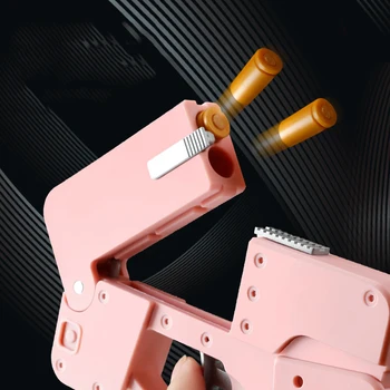 Arma Mini para Crianças Menino Mini Bonito pistola de Brinquedo Novo dobramento de telefone móvel macio bala de Arma de pulverizador shell de descompressão Presente de Natal