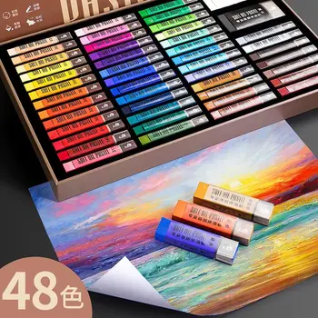 48/24 Cores Mini Profissionais Macio Tinta a Óleo Portátil com Requinte Artístico, Pintura a Óleo e Pigmento para o Estudante de materiais de Arte