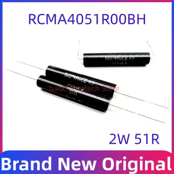 Resistor, 51Ohm, de ± 0,1%, 2W, Axial com Chumbo, Metal Filme de Estabilidade, Alta - Pacote de Munição (Alt: RCMA4051R00BH)50PPM/K 10x53mm