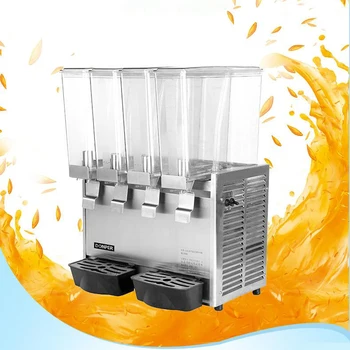 Bebida fria máquina de 8L*4 quatro cilindros bebidas máquina Comercial a quente a frio automático de pulverização chá, leite, suco de máquina