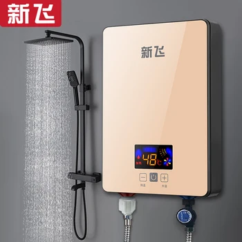 Xinfei temperatura constante instantâneas aquecedor elétrico de água do agregado familiar do chuveiro do banho do pequeno instante de aquecimento do aquecedor, aquecedor de água de