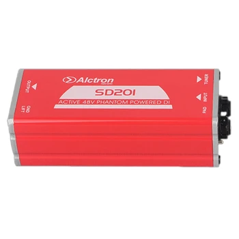 Alctron SD201 Active DI-Box Impedância de Transformação DIBOX Profissional do Estágio Efeitos Direct Connect Caixa