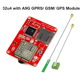 Elecrow 32u4 com A9G GPRS/ GPS/ GSM Módulo Quad-band 3 Interfaces de DIY Kit ATMEGA GPS, Sensor sem Fio de IOT Módulos Integrados