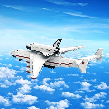 BuildMoc 1:110 Buran Antonoved AN-225 Avião de Passageiros Conjunto de blocos de Construção de Aeronaves de Transporte Carrierplane de Tijolos de Brinquedo Presente das Crianças