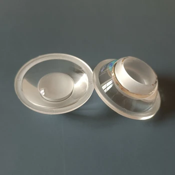 #VJN-50 de Led de Alta qualidade Óptica da Lente, COB lente, Tamanho 50X16.64mm, Grau 45, Côncavo superfície limpa, PMMA materiais