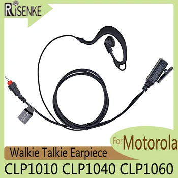 RISENKE-Vigilância Walkie Talkie Acessórios, Auscultador, Auricular, Compatível com a Motorola, CLP1010, CLP1040, CLP1060, Rádios