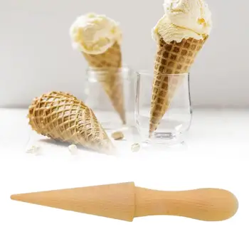 Ice Cream Cone de Chá de Fermento Decorar Ferramentas Portáteis Leve Pizzelle Rolo de Cozinha, de Pastelaria Cozinhar Assar Acessórios