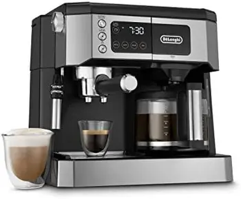 Tudo-em-Uma Combinação de Chá e Café & Máquina de café Expresso + Avançado Ajustável de Leite Para cappuccino, preto & 513214601 Cappuccino