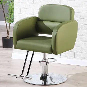 O estilo de Trabalho do Barbeiro Cadeira de Pedicure Reclinável Make-up Estética Esteticista Fezes de Cabeleireiro Shampoo Cadeira Mobiliário YR50BC