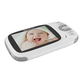 Tela de LCD de Vídeo do Monitor do Bebê Totalmente Remoto de Pan-Tilt de Monitoramento de Temperatura de oferecer Suporte a Vários Idiomas