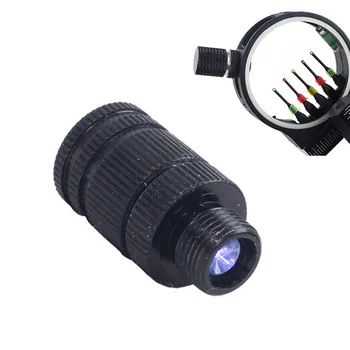 Iluminar a sua experiência de caça com ajustável LED branco de olhos de luz para o tamanho comum arco composto (110 caracteres)