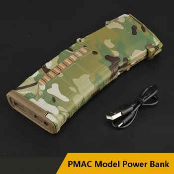 PMAC 1:1 Modelo da Revista Pode Substituir o Carregamento da Bateria do Banco do Shell de Status de Energia da Bateria Não Incluída Camuflagem MC