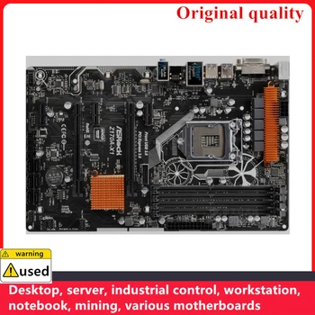 Utilizado Para a ASROCK Z170A-X1 placas-mãe LGA 1151 DDR4 64GB ATX Intel Z170 de Overclocking Desktop placa-mãe M. 2 NVME SATA III