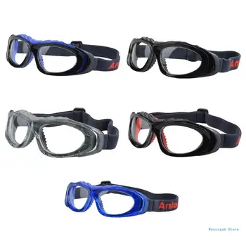 Óculos de segurança com Alça Ajustável para Basquete, Futebol, Esportes de Lentes Substituíveis de Drop Shipping