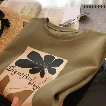 Mulher Tees de Verão Feminino Acetato de Algodão Misturado O-Pescoço Solto TShirt OL Flor Impressão de Manga Curta Camiseta