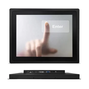Sihovision exterior 1000 Nits de pc do painel do visor Ip67 impermeável quadro aberto incorporado da Tela de Toque Monitores industriais
