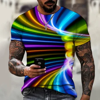 Verão 3D Impresso T-shirt Homens Mulheres Gráfico de Moda de Ilusão de Óptica Roupas Curto e Elegante Rua Tops Tees dos Esportes dos Homens do Tees Menino