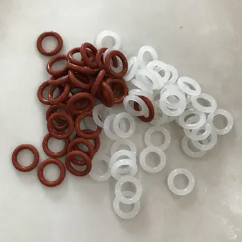 100 PCS de borracha de silicone, anel-o anel de vedação de silicone, anel-o de vermelho orings CS2.8mm x OD 14 16 18 20 22 24 28 32