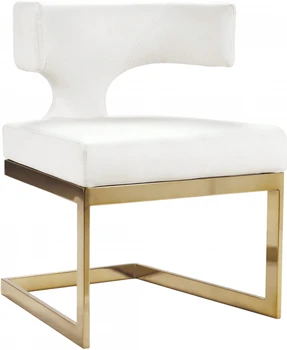 Luz de Luxo Ins de ouro perna de Cadeira de Cadeira de Jantar de Líquido Vermelho Cadeira de jantar móveis de cozinha Restaurante Casa Simples de veludo Cadeira de jantar