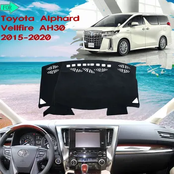 Painel Tapete Capa de Carpete Tapete Evitar a Luz para o Toyota Alphard Vellfire 30 AH30 2015~2020 2017 2018 2019 Adesivos Carro-Acessórios