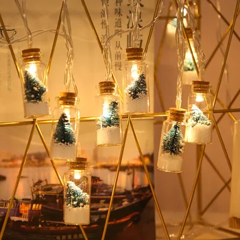 Natal De Led Que Desejam Garrafa Noite De Luz Para A Sala De Árvore De Natal Decoração De Natal Lâmpada Da Noite Enfeite Criativo Férias De Iluminação