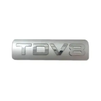 150pcsx Plástico ABS TDV8 Adesivos de carros Emblemas Distintivos de Logotipos 3D