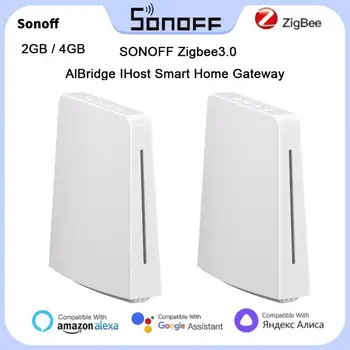 Sonoff AlBridge 2/4G Zigbee 3.0 5V--2A IHost Smart Home Gateway Tipo-C RJ45 IHost Casa Smart Hub Inteligente Home Gateway Smart Switch