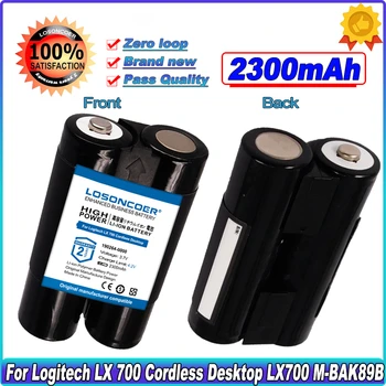 2300mAh 190264-0000, L-LC3 H-AA, L-LC3H-Pilhas AA Para Logitech LX 700 Cordless Desktop, LX700, M-BAK89B Baterias