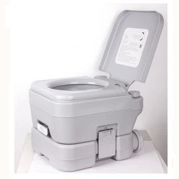10L de wc portáteis hospital e em casa uso removível de fácil utilização wc, casa de banho de plástico