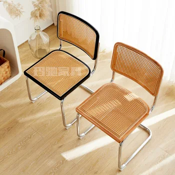 C12 sólida cadeira de madeira por atacado de meia-idade de vime, cadeira de jantar ins estilo Nórdico retro casa de cadeira de café, mesa de jantar e cadeira