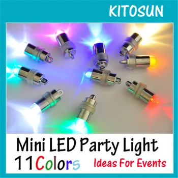 10Pcs Mini-Submersível de LED à prova d'água Balão de Luzes para o Casamento, Festa de Natal ,Lanternas,Florais,Vasos de Decoração