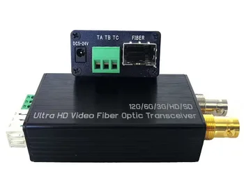 12g SDI Fibra Óptica e Conversores de Mídia (Tx/Rx) Vídeo/Áudio/Ethernet/Dados Através de fibra