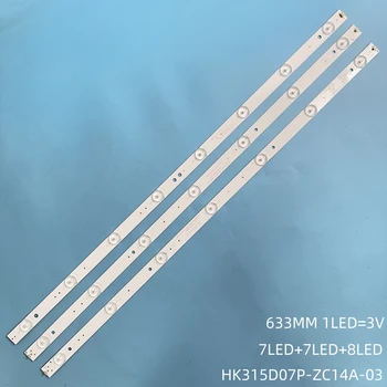 A retroiluminação LED strip Para HKC H32PB5000 H32PA3100 Supra STV-LC32440WL STV-LC32T900WL 671-315D3-21401 HK315D07M HK315D07P-ZC14A-03