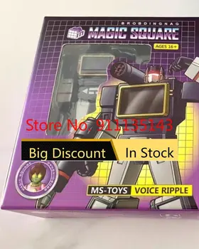Quadrado mágico MS-BRINQUEDOS MS-B27 Voz Ondulação Soundwave Soundwall Cor do Metal 3ª Festa de Transformação de Brinquedos de Figura de Ação do Brinquedo