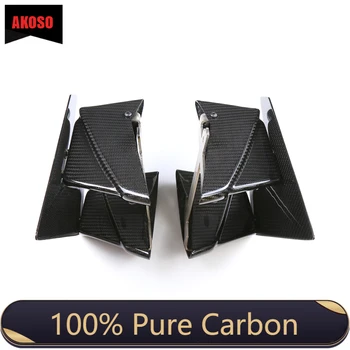 100% Pure Total De Fibra De Carbono De Moto Peças De Modificação Winglets Carenagem Capuzes Kit Para A Kawasaki Z H2