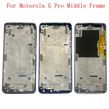 Quadro do meio LCD Placa de Moldura de Painel de Chassis de Habitação Para Motorola Moto G Pro Telefone Metal Quadro do Meio com o Flex Peças de Reparo