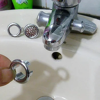 Reposição Vasos De Prata, Bacia Do Pac Estouro Tampa Redonda De Anel De Banho De Pia De Banheiro Plástica Suprimentos