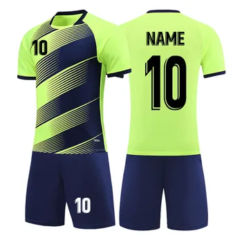 2023 Novo Futebol Camisas Homens Personalizado De Futebol De Crianças De Jersey Impresso Shorts De Treinamento De Futebol Camisas De Vestido T-Shirt De Esportes Ternos