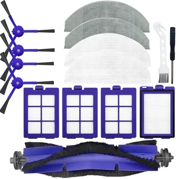 Peças de substituição do Rolo de Escova Escova Lateral HEPA Filtro Compatível Para Eufy Robovac X8 Robô Aspirador de pó Acessórios