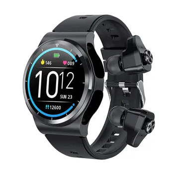 2023 GT69 Inteligente relógios Para Homens Mulheres TWS sem Fio do Fone de ouvido Estéreo Bluetooth Chamada de Tempo de frequência Cardíaca Personalizado de Discagem do Smartwatch