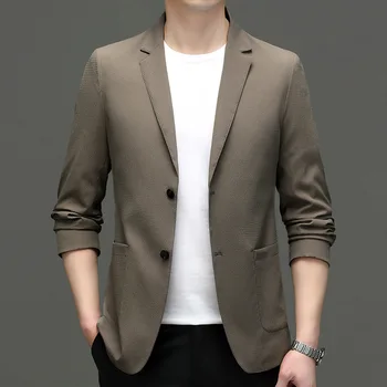 6968-2023 Homens de terno terno primavera novo profissional de negócios dos homens jaqueta de terno casual versão coreana do terno