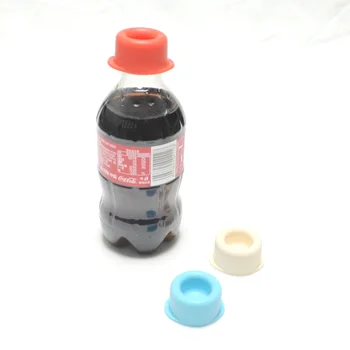Silicone beber tampas para água purificada garrafa Novidade Selador de Silicone à prova de derramamentos de tampa de garrafa com palha buraco para crianças
