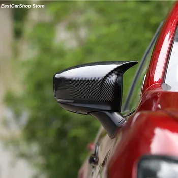 para Mazda 6 Atenza 2019 2020 2021 2022 Visão Traseira do Carro Retrovisor Lado do Espelho de Vidro Tampa Moldura de Espelho do Lado de Caps Acessórios