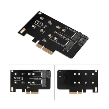 M. 2 NVMe SSD NGFF para PCIE X4 Cartão Conversor de CHAVE B+TECLA M PCI-E 3.0 de 4X para 2230-2280 M. 2 SSD M2 Adaptador PCIE
