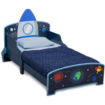 Delta Crianças Aventuras espaciais Foguete Madeira da Cama da Criança, Greenguard do Certificado de Ouro da cama de meninos camas para crianças kinderwagen