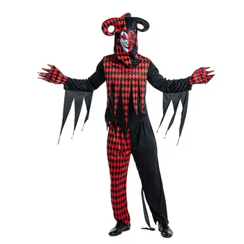 Nova Halloween Homens Adultos do Coringa Cosplay Traje de Palco de Desempenho de Carnaval Fantasia
