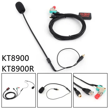 Artudatech 1PC auto-Rádio Dedo Grande PTT Microfone mãos-livres para QYT KT8900 KT8900R KT 8900 8900R